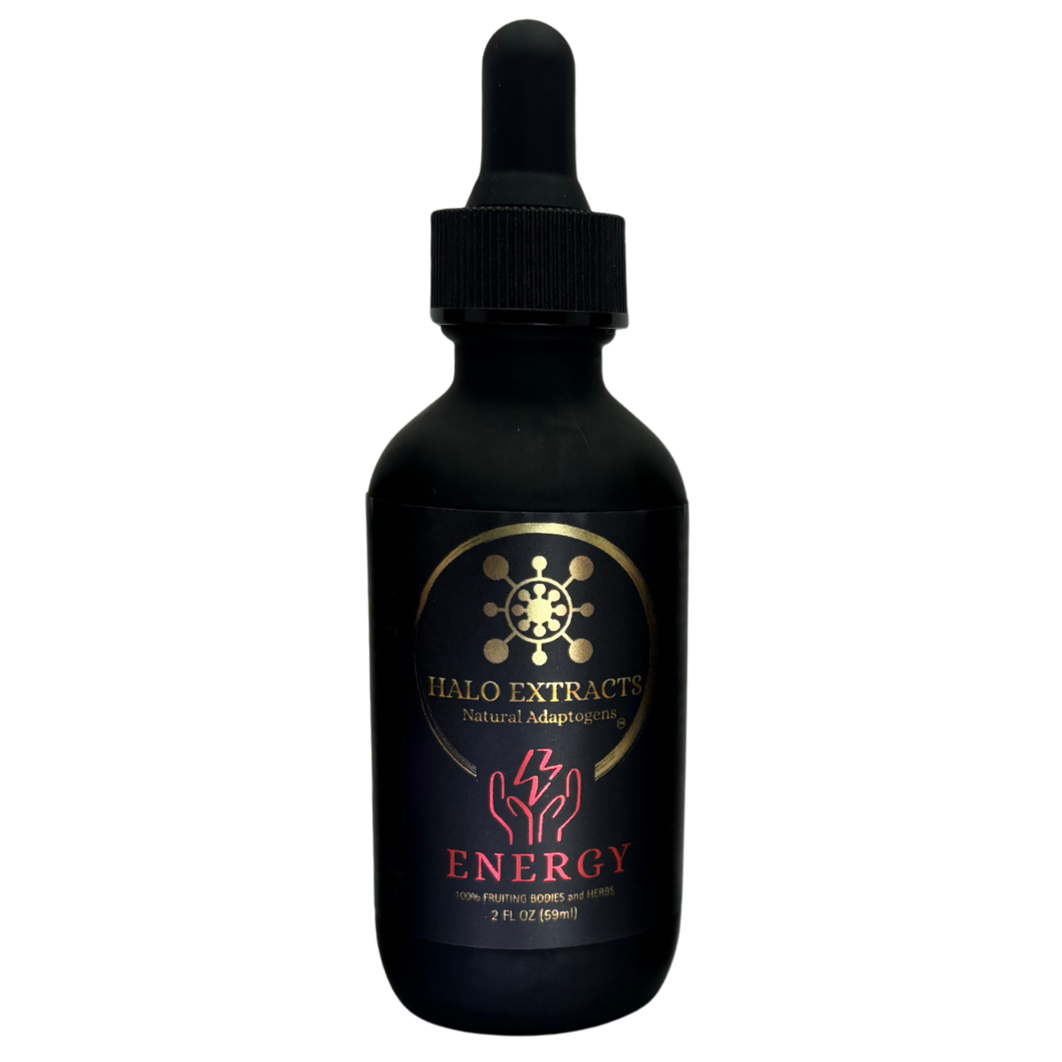 ENERGY - HALO EXTRACTS - LIQUID SUPPLEMENT - 2OZ DROPPER