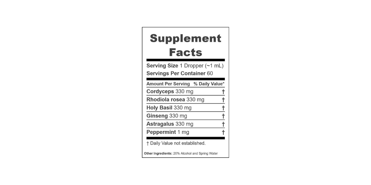 ENERGY - HALO EXTRACTS - LIQUID SUPPLEMENT - 2OZ DROPPER