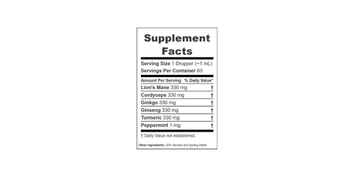 CLARITY - HALO EXTRACTS - LIQUID SUPPLEMENT - 2OZ DROPPER