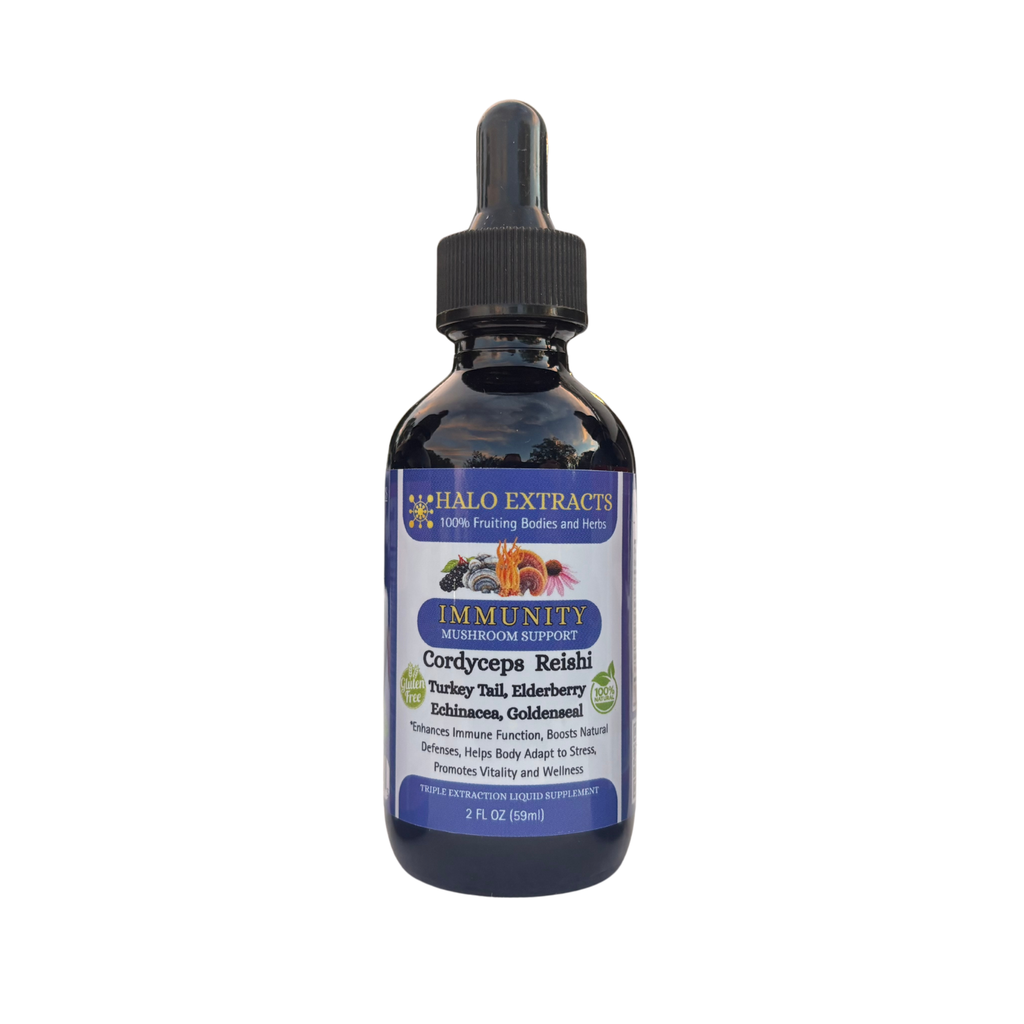 IMMUNITY - HALO EXTRACTS - LIQUID SUPPLEMENT - 2OZ DROPPER