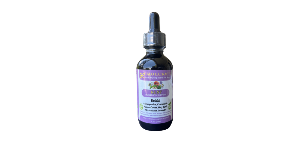REST - HALO EXTRACTS - LIQUID SUPPLEMENT - 2OZ DROPPER