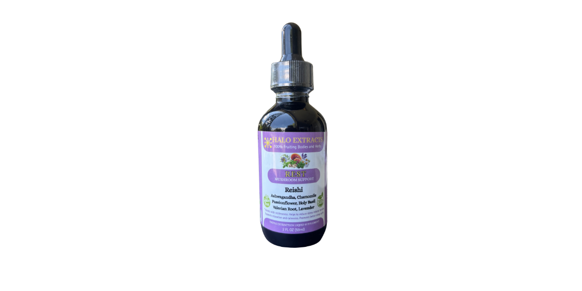 REST - HALO EXTRACTS - LIQUID SUPPLEMENT - 2OZ DROPPER
